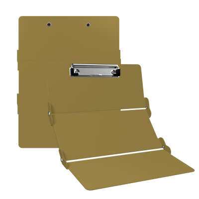 Tactical Brown Trifold ISO Clipboard